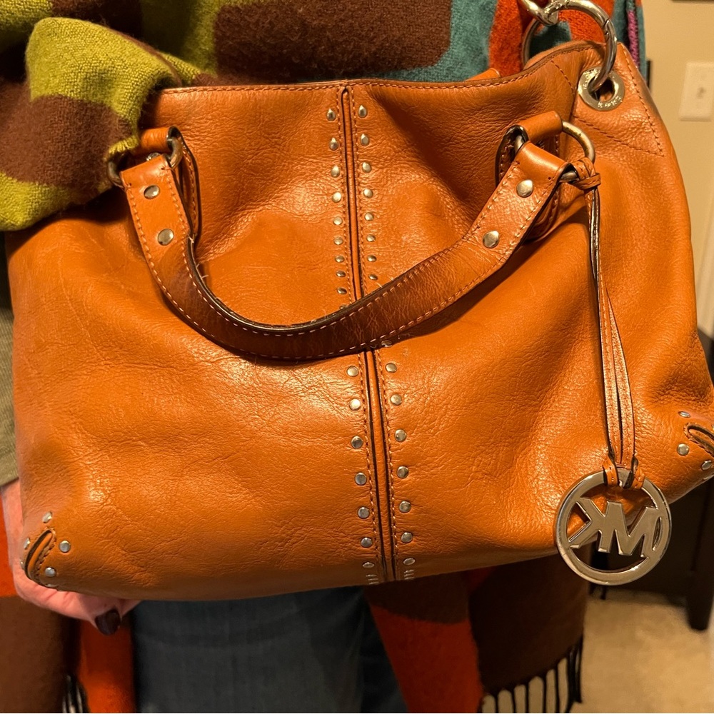 Michael Kors Authentic Brown Leather Purse